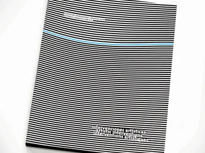 Diseno Editorial de libro Intervenciones Artisticas Expo black blue book book design design editorial editorial design estudio mique graphic design