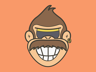 Donkey Kong avatar boz character donkey earing kong mario mustache sunglasses