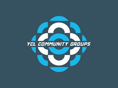 YCL Community Groups - Logo christian church circle community line logo modern simple wordmark young church leaders