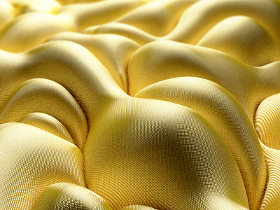 008_PBP_Bedfart bed blanket c4d cloth displacement fabric fart gold noise sheet texture tutorial