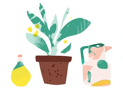 Plant Life ballasiotes cut paper patterns plants seattle