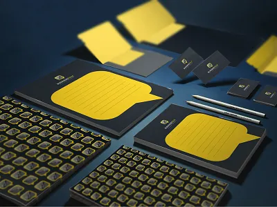 Business Talk Stationary brand business chart chat stationary talk