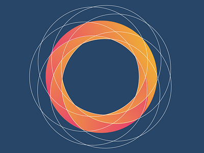 Continuum drawn lines wireframe