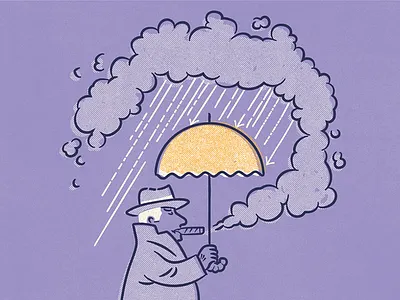 Smoke Up A Storm doodle drawing graphic design illustration texture vintage