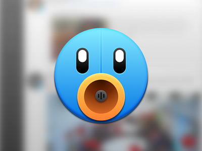 What if Tweetbot was round? app clone icon osx test tweetbot