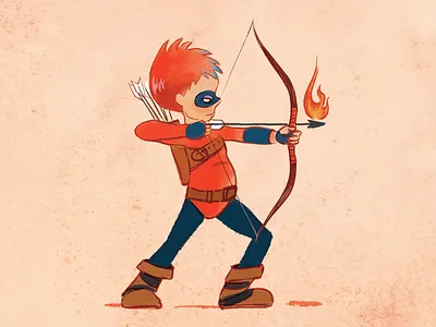 Pyrrol Red character character design color illustration kids