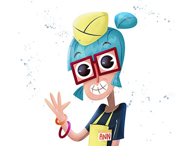 Mermaid cartoon character design mermaid