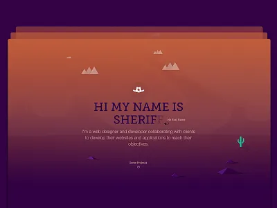 Shot the Sheriff cowboy desert portfolio provence sherif sheriff western