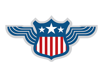 Patriotic Crest / Shield crest patriotic shield vector