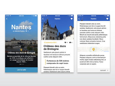 Travel Blog app blog ios nantes travel