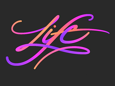 Life Doodle experimental typography handmade type lettering script type design typography