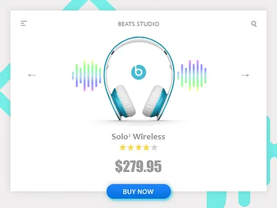 Product Page head phones product design product page web design