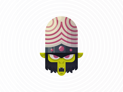 Mojo Jojo flat illustration jojo mojo vector