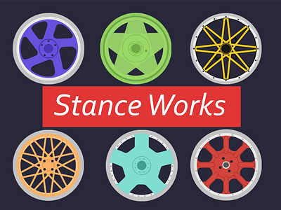 Rims stance works bbs borbet car rims rotiform stance work