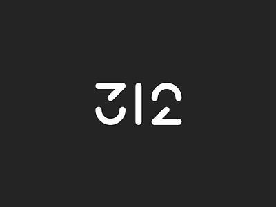 312 Ambigramm 312 ambigram and bishkek black white