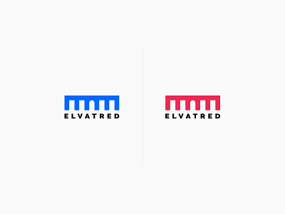 Elvatred 3d architecture design element elvatred identity logo rebrand typeface vizualization