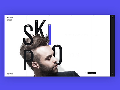 S K I P O Develop 2017 agency clean design develop digital flat free minimalism portfolio trend ui