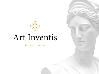Art Inventis - logo proposition ancient art arts branding greece greek logo renovation roman science