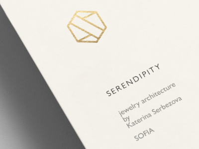 Serendipity architecture geometry hexagon jewelry letter logo mark s serendipity symbol wordmark