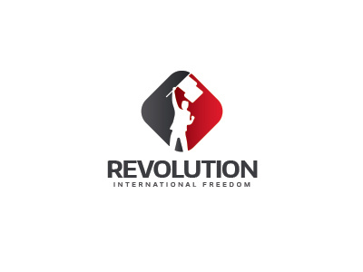 Revolution Logo community event festival flag freedom human humanity manifestation nationality patriotic revolution war