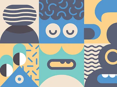 Ayup Dribble design illustration mural