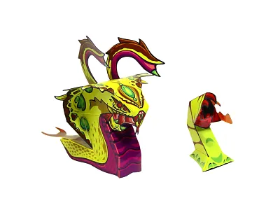 True Paper Hero champion dota hero paper craft paper toy papercraft