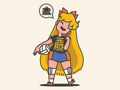 Thinking About Them Waffles character fan art illustration illustrator sailor moon venus waffles