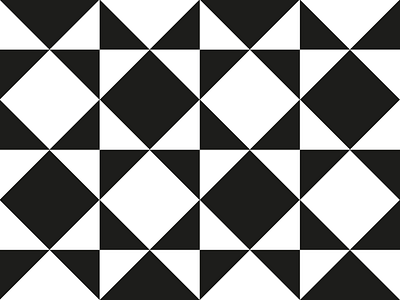 Pattern 01 black geometric pattern simple vector white