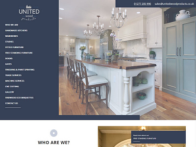 United Wood Products carpentry design essex sites web website wood