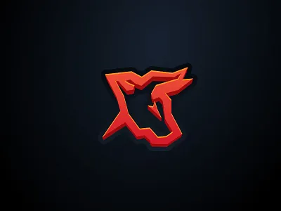 Bull animal bull horn identity logo logotype vector