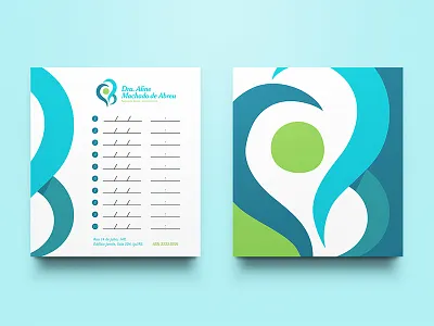 Dra. Aline Machado de Abreu / Branding brand brand identity branding logo marca mark symbol