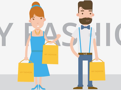 Online Shopping OMD - solutions for e-store owners 2d animation application characters e commerce explainer fashion it online retail shopping