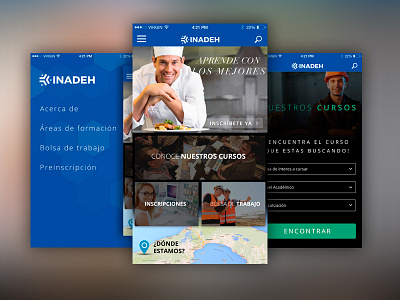 INADEH apps cursos design ios labor panama student ui ux work