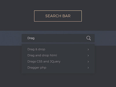 Search Bar design flat research search ui var