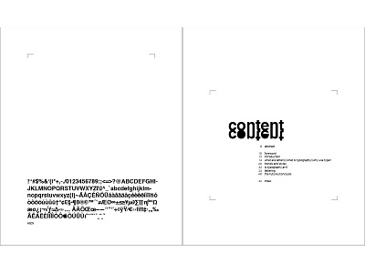 Layout editorial layout print