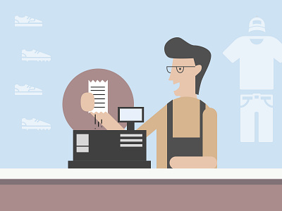 Austrian financial regulations for shops cash drawer illustration receipt shop owner store
