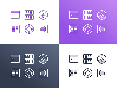 Mesosphere Iconset Redux cpu dashboard icons iconset lines mesosphere stroke thin two tone