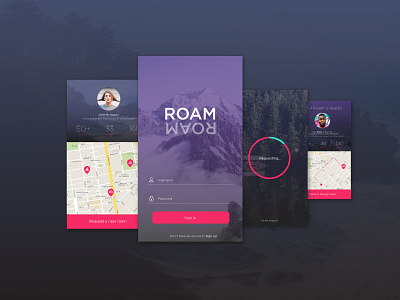 ROAM app meet native people react ui ux