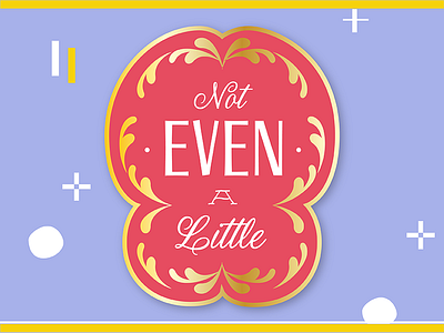 Not Even a Little lapel pin motivation pingame