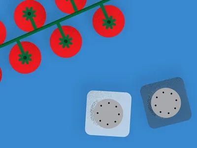 Salt & Pepper | Dinner 2d dinner illustration kitchen pepper salt texture