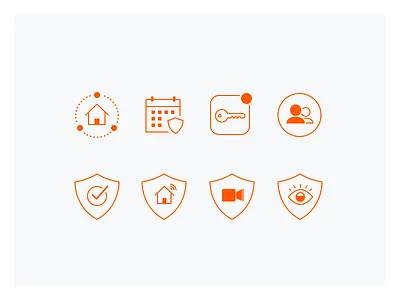 Myfox UI Icons app icons ios iphone myfox