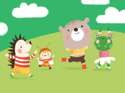 Summer Party animals animals illustration childrens book childrens illustration illustration kidlitart kids illustration