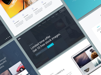 Landing Page UI Kit for Divi divi freebie kit landing page theme ui website wordpress