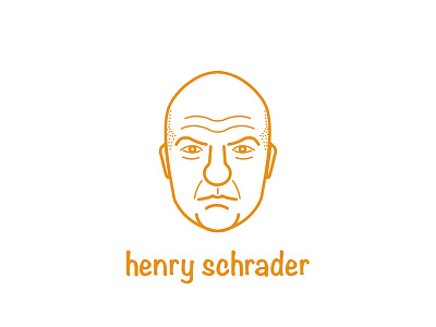 Henry Schrader breaking bad hank henry schrader illustration orange