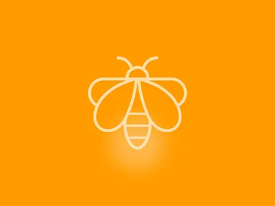 Lightning Bug firefly icon illustration lightning bug logo simple