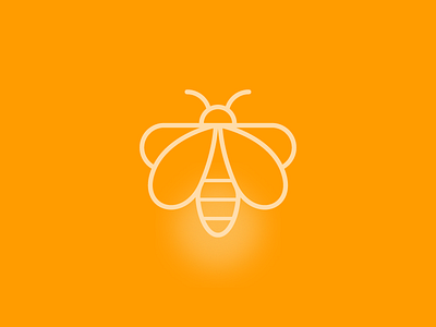 Lightning Bug firefly icon illustration lightning bug logo simple