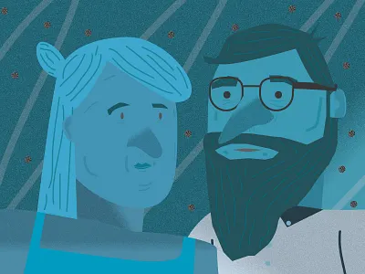 Couple blue boy couple girl lovers man woman