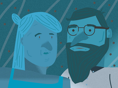 Couple blue boy couple girl lovers man woman