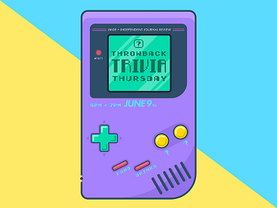 TBT 1990 90s flat game gameboy nintendo throwback trivia