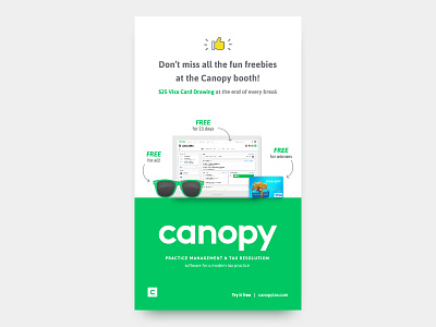 Full Page Program Ad ad canopy layout print program saas software